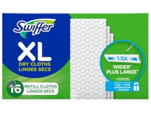 Lot 56-457411 - NEW-Swiffer XL dry cloths-16 dry cloths