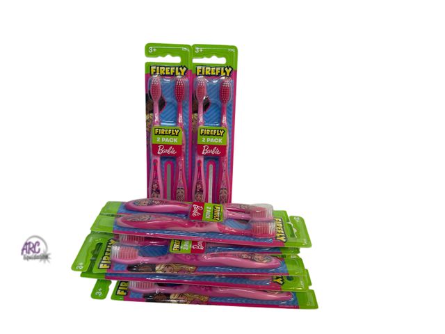 Lot 56-349723 - New lot of 10, twin pack firefly Barbie toothbrushes