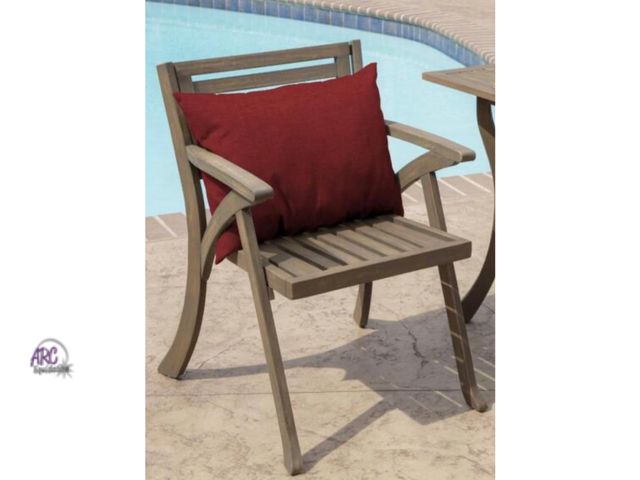 Lot 56-621849 - New - Ruby Leala Texture Rectangle Outdoor Throw Pillow