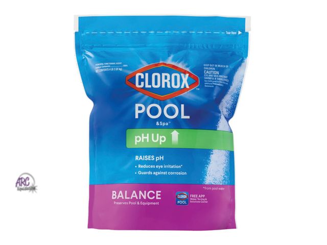 Lot 56-115724 - New Clorox Pool&amp;Spa pH up for Increasing pH Levels in Swimming Pools, 4 lb Bag