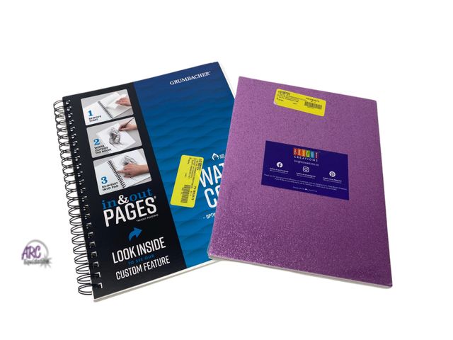 Lot 56-611924 - New Lot of 2 Art Supplies. Water color paper and Glitter paper sheets.