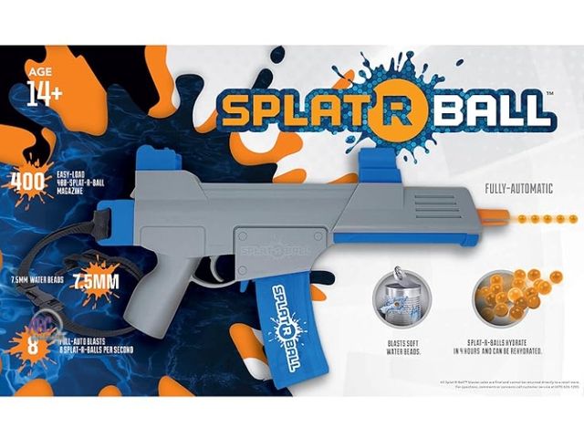 Lot 56-545628 - SLIGHTLY USED- Splat R Ball-water bead blaster