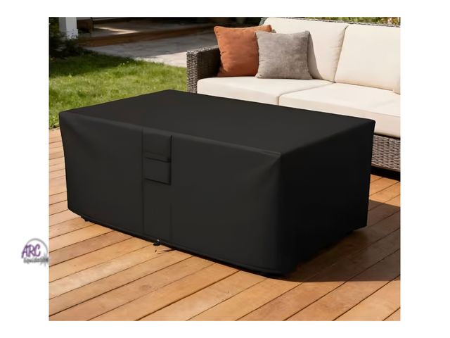 Lot 56-497665 - New in Box - SHINESTAR - 44" L x 28" W x 25" H - Rectangular Fire Pit Cover, Heavy Duty 600D Waterpr...