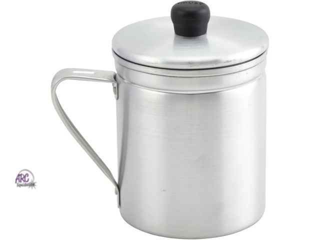 Lot 56-591333 - NEW-IMUSA- 1.5 Quart Aluminum Grease Dispenser, Silver