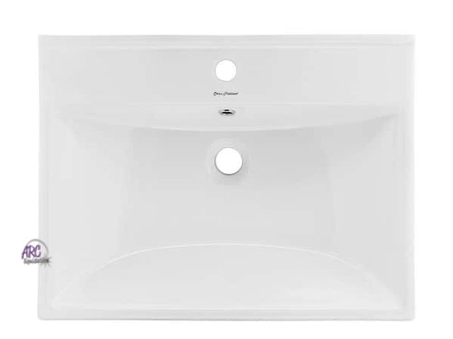 Lot 56-590098 - NEW-SWISS MADISON VANITY SINK  25" x" 16"