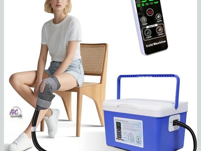 Lot 56-311940 - New, Tested and Works - Cold Therapy Machine, Built-in 3000mAh Battery, Cold Therapy for Knee Replac...