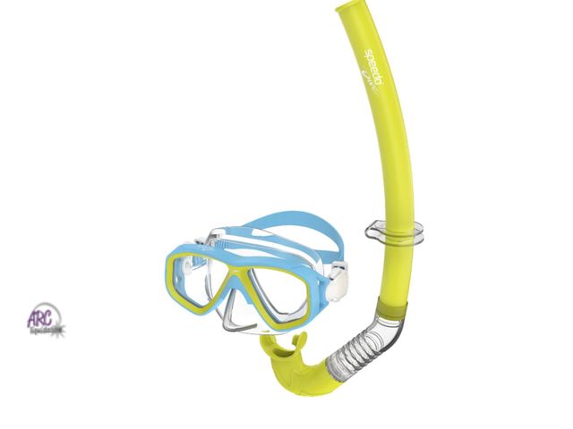 Lot 56-118960 - New Speedo Kids' Dive - Surf Gazer MS
Set Hyper Yellow/Clear