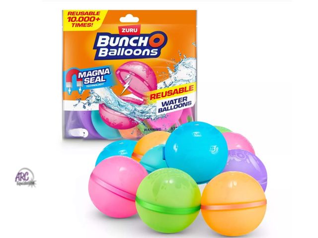 Lot 56-315360 - New Bunch O Balloons Reusable Water Balloons 10 PC  by ZURU, Self Sealing with Magnetic Seal Technol...