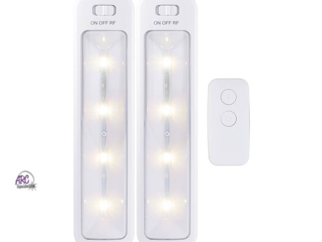 Lot 56-854512 - New *damaged packaging* - Energizer Wireless LED Bar Light - 2pk with remote