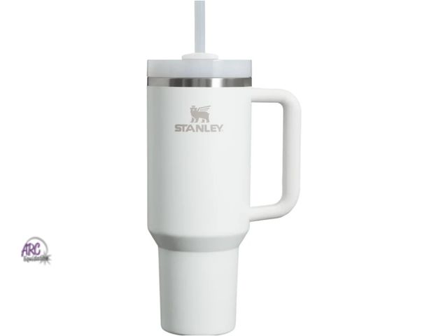 Lot 56-513534 - NEW-SOME SCUFFS-Stanley quencher H2.0 40oz tumbler-white