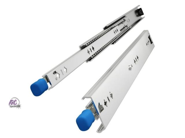 Lot 56-758951 - New Heavy Duty Drawer Slides with Lock, 265lb Load Capacity, 40inch