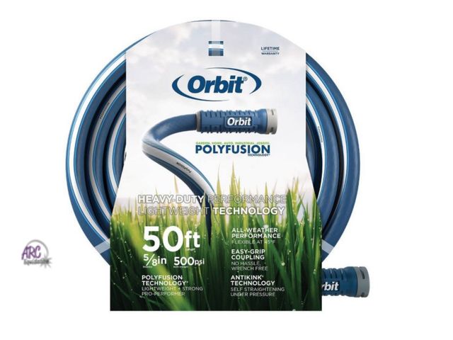 Lot 56-317150 - New Orbit 50' Polyfusion Standard
Hose Gray/Blue