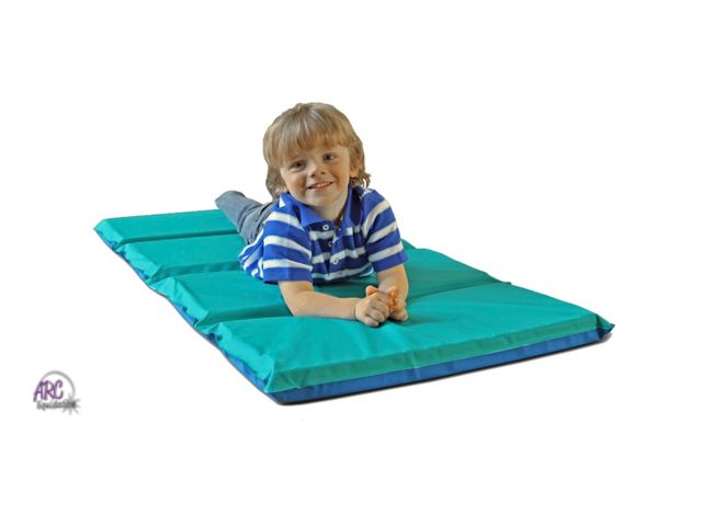 Lot 56-113424 - New Kindermat Brand-NEW UNUSED-Nap Mat-2" Thick, Blue and Teal-1 Unit per Package - Ages 2+