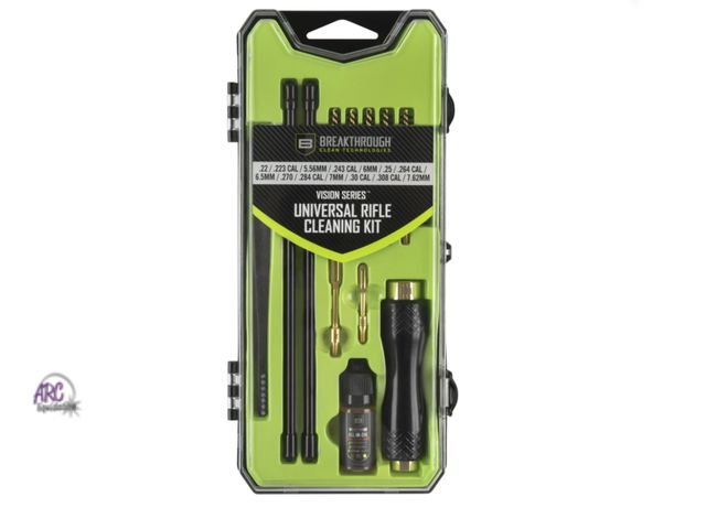 Lot 56-329451 - New Breakthrough Clean Technologies® Universal Rifle Cleaning Kit &amp; All-In-One Clp,