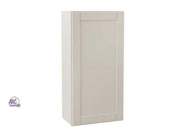 Lot 56-754160 - New in box. Shaker 24 in. W x 12 in. D x 30 in. H Assembled Wall Kitchen Cabinet in Dove Gray