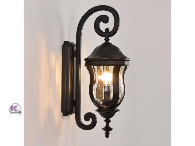 Lot 56-641051 - New - Smeike Outdoor Wall Sconces - Black Aluminum Exterior Lantern, 22.8" H, Waterproof Lighting fo...
