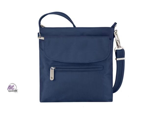 Lot 56-119760 - New Travelon Anti-Theft Mini Shoulder Bag (Size Medium) - Midnight
