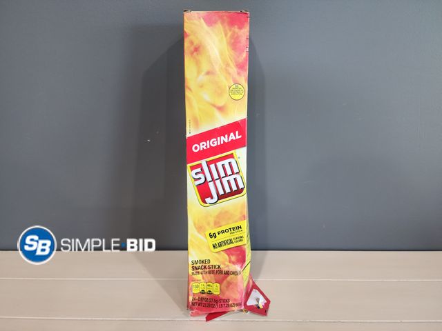 Lot 58-35844 - SLIM JIM -- Original - 24 sticks - unopened