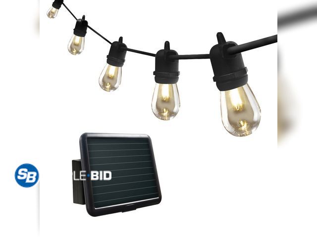 Lot 58-80601 - Sunforce 36' 18 LED Solar String Lights - used but in good condition