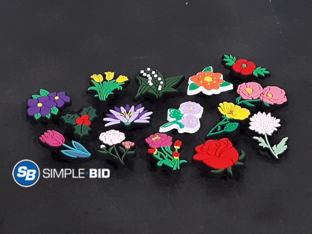 Lot 58-35091 - (15) Pieces of Floral Jibits for Crocks or Bog Bags