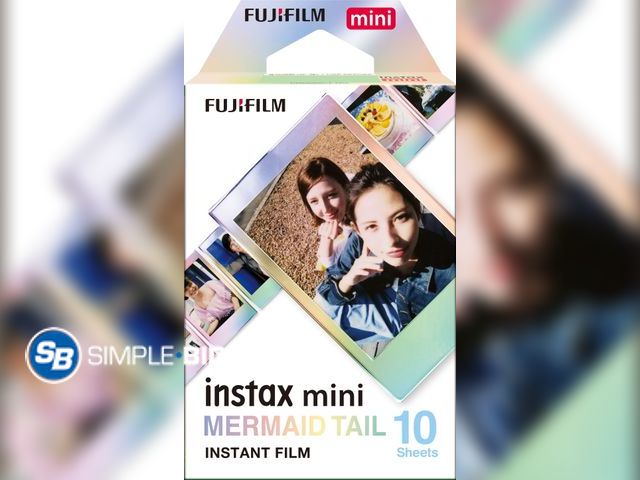 Lot 58-35144 - New Fujifilm Instax Mini Instant Film - Mermaid Tail (10 Exposures)