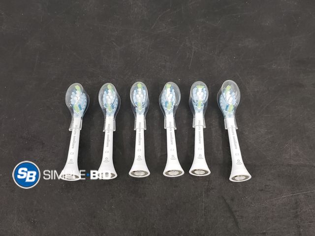 Lot 58-68772 - Lot of (6) New Philips Sonicare toothbrush Heads