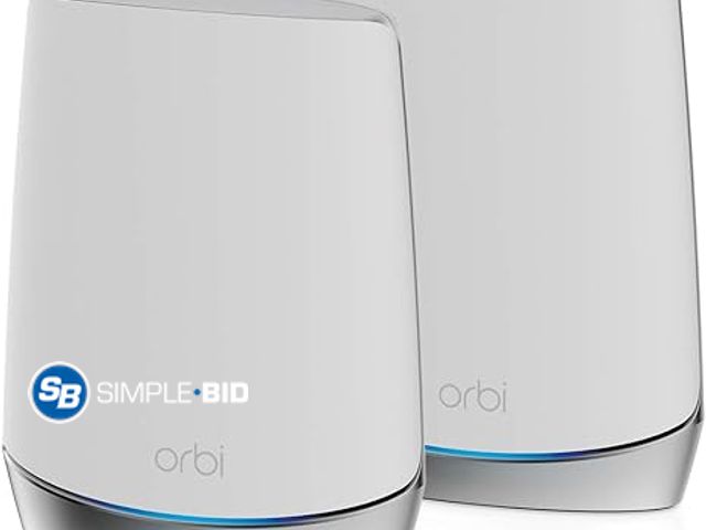 Lot 58-33013 - NETGEAR Orbi Whole Home Tri-band Mesh WiFi 6 System (RBK752) – Router with 1 Satellite Extender | Co...