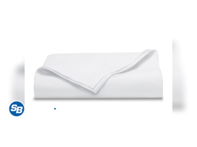 Lot 58-26907 - New Mainstays 300 Thread Count Easy Care Percale Flat Sheet, Arctic White, Twin/Twin XL
