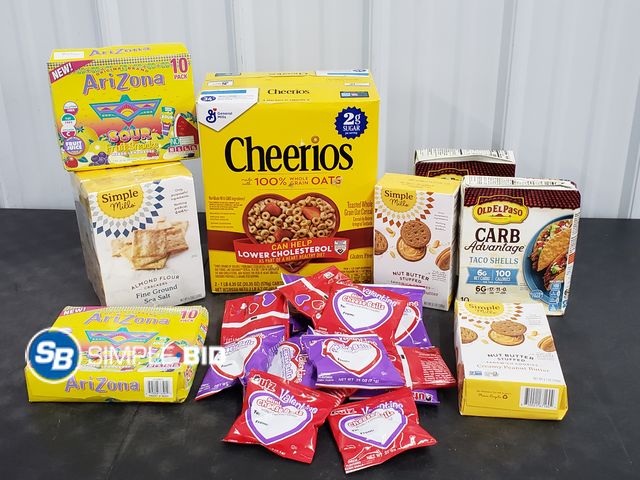 Lot 58-80904 - FOOD LOT! Lot of Various Foods - unopened - expired