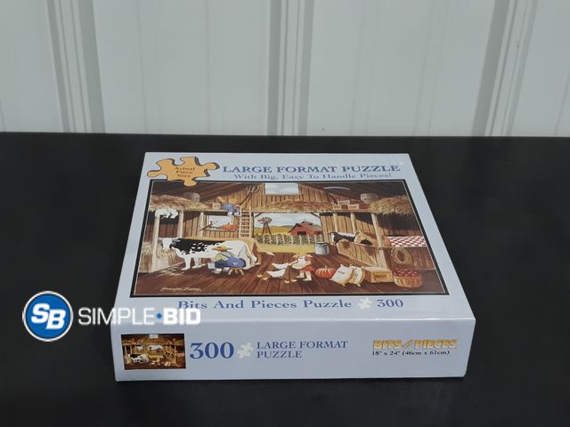 Lot 58-28966 - 300 Piece Puzzle Large Format Puzzle with Big, Easy to Handle Pieces - Bits &amp; Pieces 18" x 24" -...