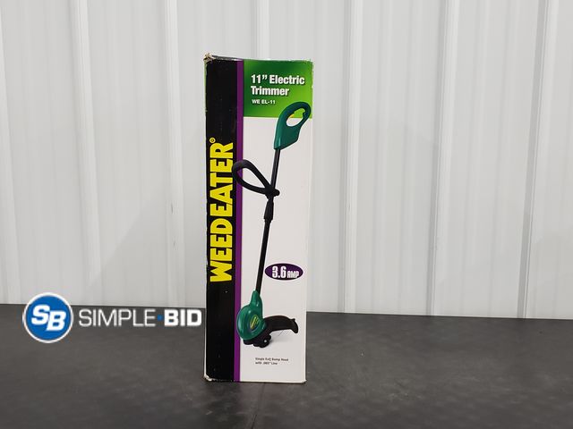 Lot 58-67505 - Weed Eater 11" Electric Trimmer 3.6 amp - Appears Unused