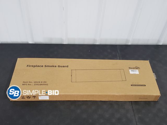 Lot 58-74776 - Stanbroil Smoke Guard for 28.5 to 48 inch by 4-inch Fireplaces - Appears Unused
