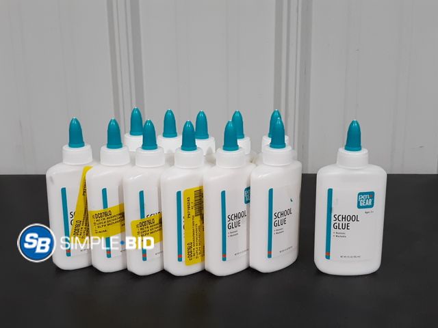 Lot 58-27226 - Lot of (12) New Pen+Gear Washable School Glue, White, 4 oz, 118ml, 0.271 lb, Art and Craft, for Slim...