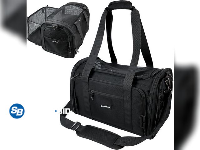 Lot 58-52481 - New Crash-Tested Dog Carrier | 3-in-1 Puppy Car Seat, TSA Airline Approved Pet Carrier, Expandable D...