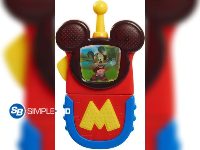 Lot 58-21235 - Lot of (2) New Disney Junior Mickey Mouse Funhouse Communicator with Lights and Sounds phone