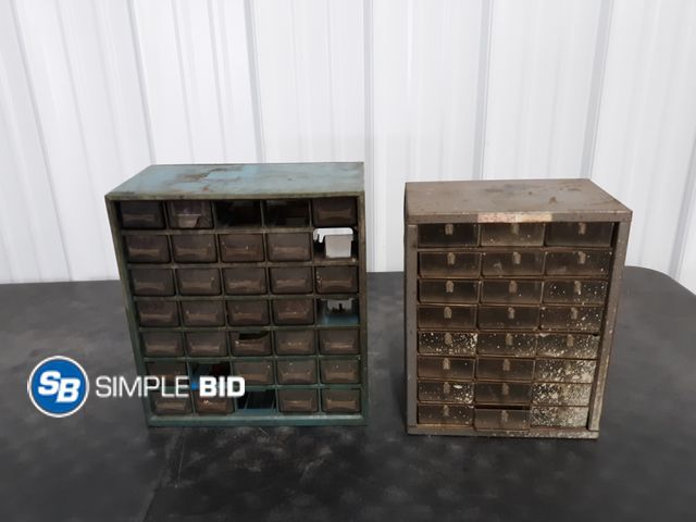 Lot 58-40145 - Box of (2) Storage Box for Nuts and Bolts - Used