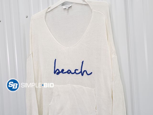 Lot 58-77396 - Women's Light Weight Sweater Gilli BEACH (cover up) - Super Cute - SIZE 2XL - very light use