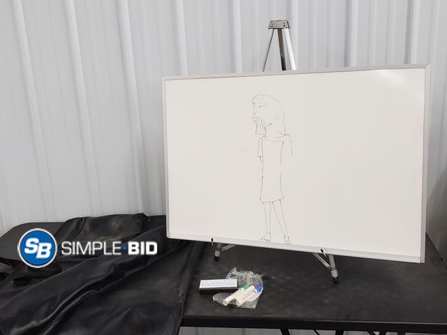 Lot 58-39534 - Smaller Travel White board with Case