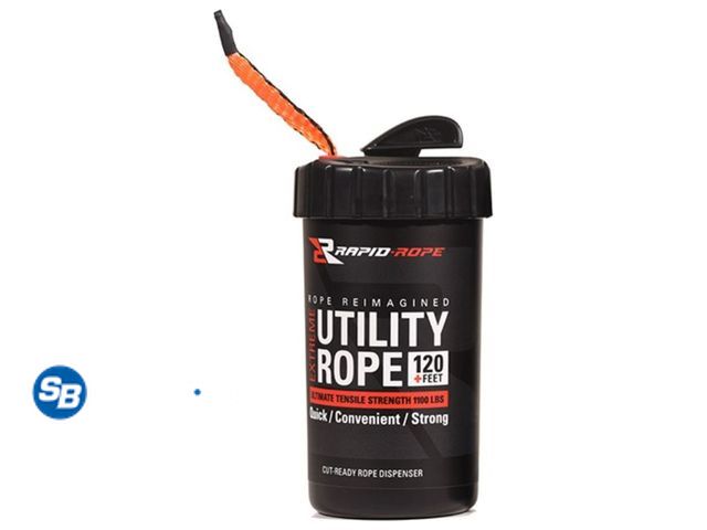 Lot 58-74083 - New Rapid Rope Cansiter Orange 120 Extreme Utility Rope