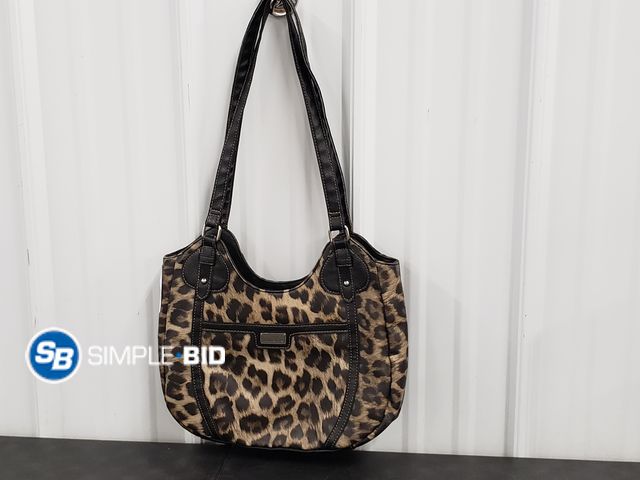 Lot 58-72021 - Jaclyn Smith Animal Print Hand bag/Purse - Light Use