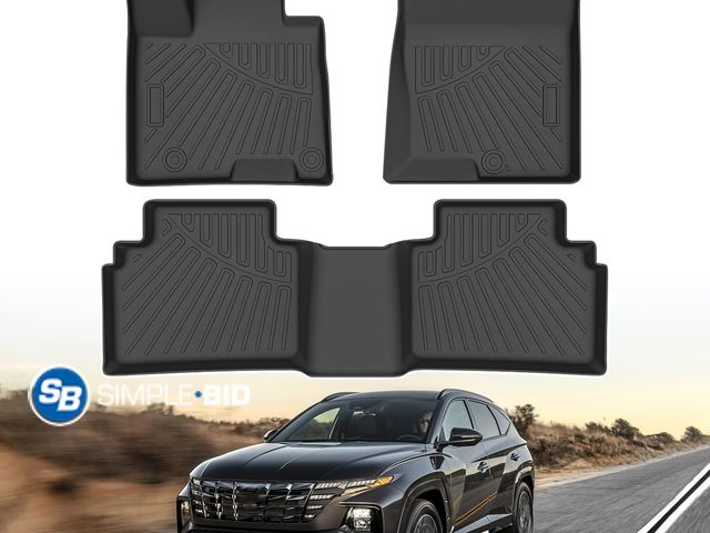 Lot 58-41389 - Powerty Floor Mats for 2022-2025 2026 Hyundai Tucson(Non-Hybrid Models) Accessories All Weather Floo...
