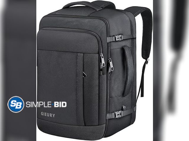 Lot 58-29449 - New Carry On Backpack, 50L Travel Backpack, Luggage Backpack TSA Flight Approved Laptop Backpack for...