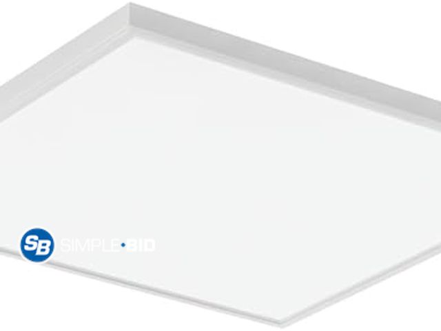Lot 58-28684 - Lithonia Lighting CPANL 2x2 LED Flat Panel Light, 2 ft. by 2 ft. LED Light Panel, Ceiling Lighting F...