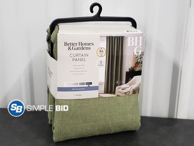 Lot 58-58168 - New Better Homes and Gardens Curtain Panel 50" x 84"