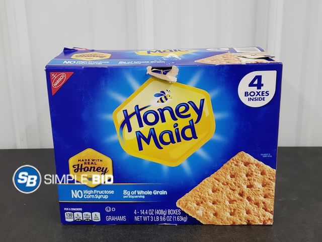 Lot 58-31040 - Honey Maid Crackers - 4 Boxes inside - unopened