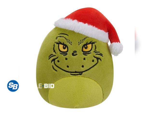 Lot 58-22036 - Squishmallows Official 5 inch Green Grinch - Child's Ultra Soft Stuffed Plush Toy - NWT