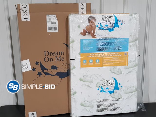 Lot 58-17919 - New Dream on me firm safety first infant and toddler playmat foam mattress 281-SF