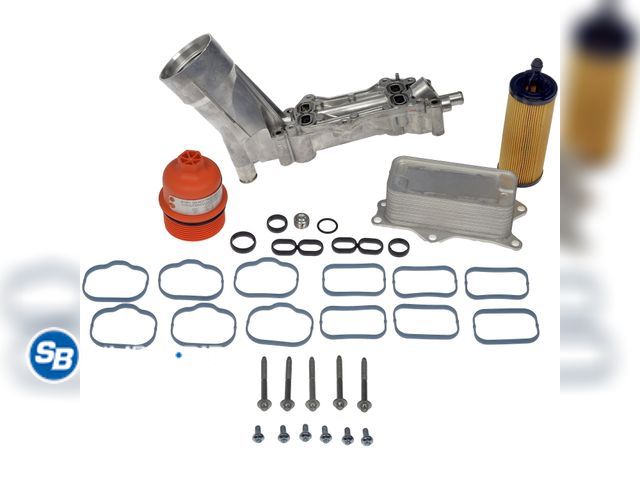 Lot 58-41392 - Dorman 926-959 Upgraded Aluminum Engine Oil Filter Housing with Oil Cooler and Filter for Specific M...