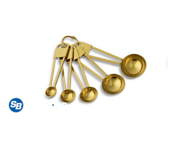 Lot 58-17659 - New Thyme &amp; Table 5-Piece Stainless Steel Measuring Spoon Set