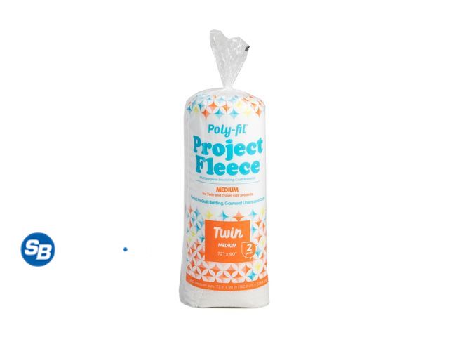 Lot 58-61006 - New Poly-Fil Project Fleece™ Polyester Batting by Fairfield™, 72" x 90"